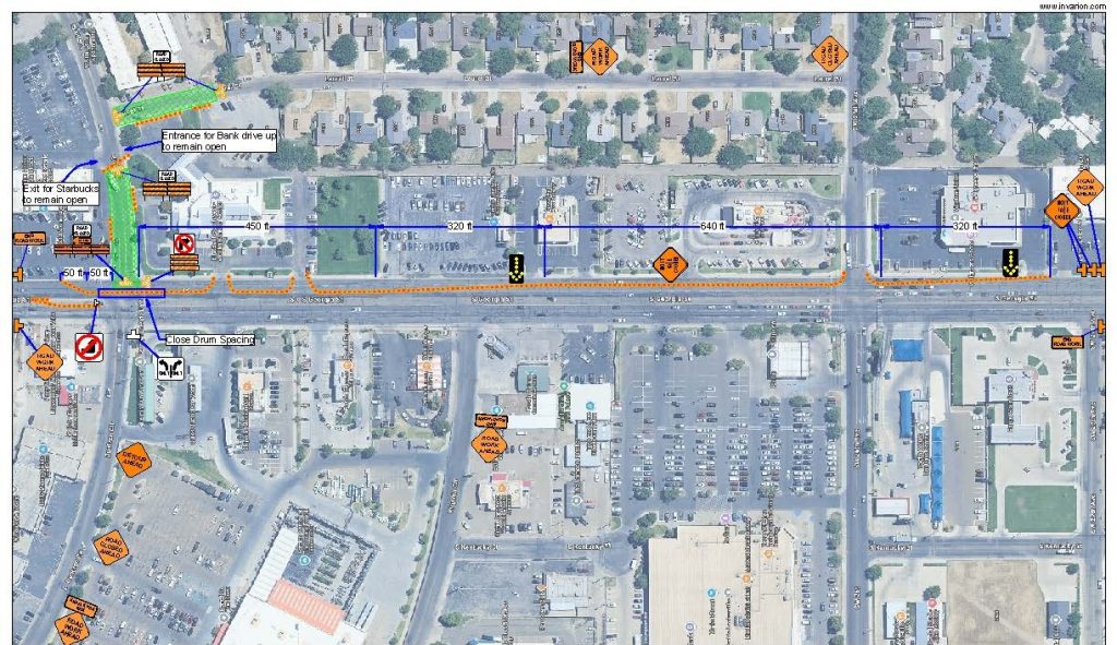 Traffic Control Plan for Atmos replacement project