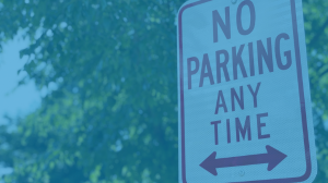 image with street sign that reads No Parking Any Time