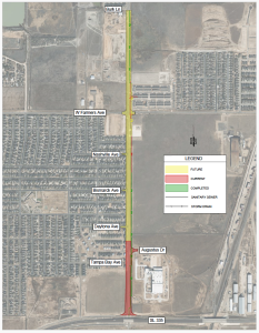 Georgia Street Reconstruction Project Map