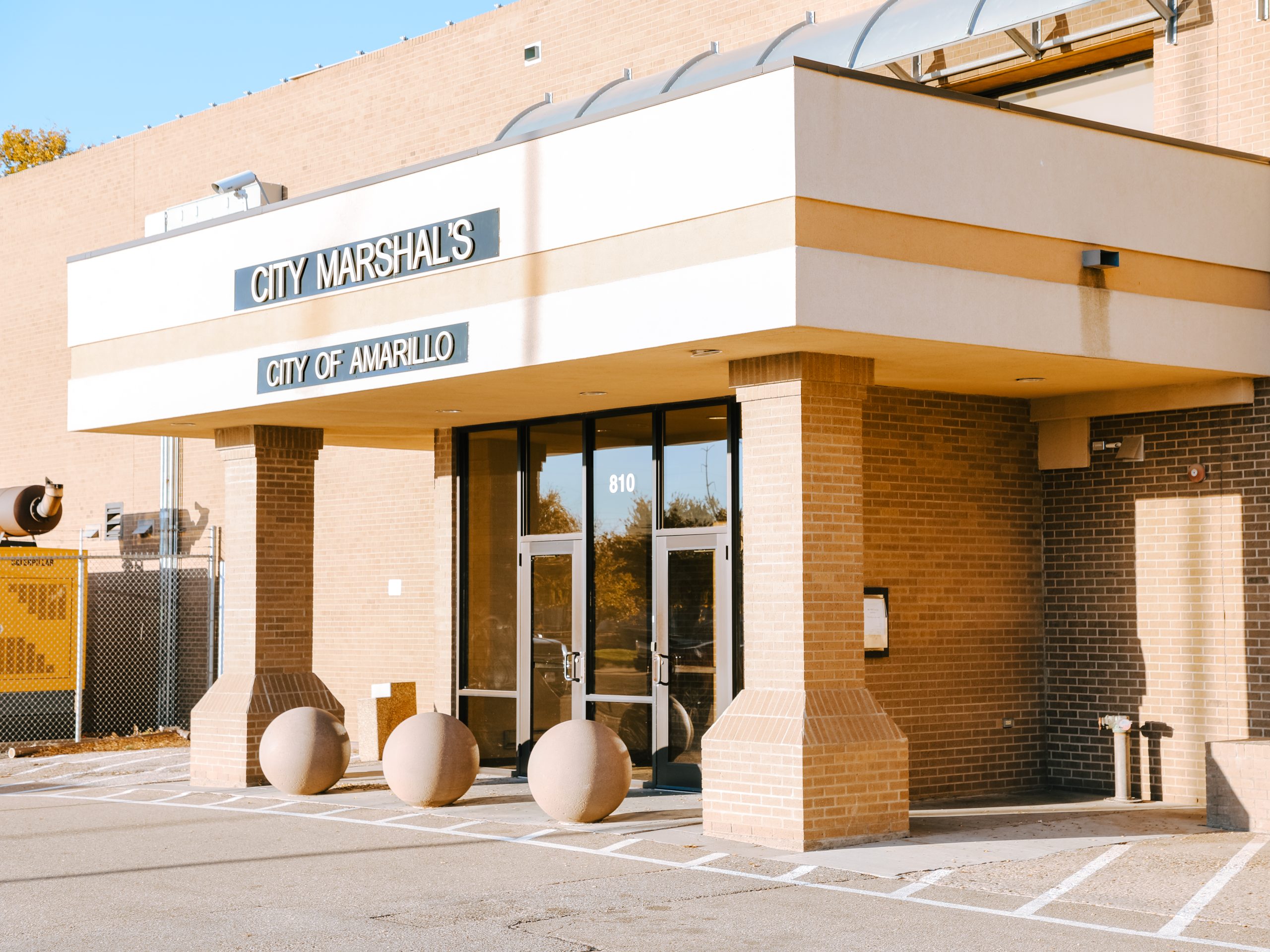 The exterior of the City of Amarillo's City Marshal's office building