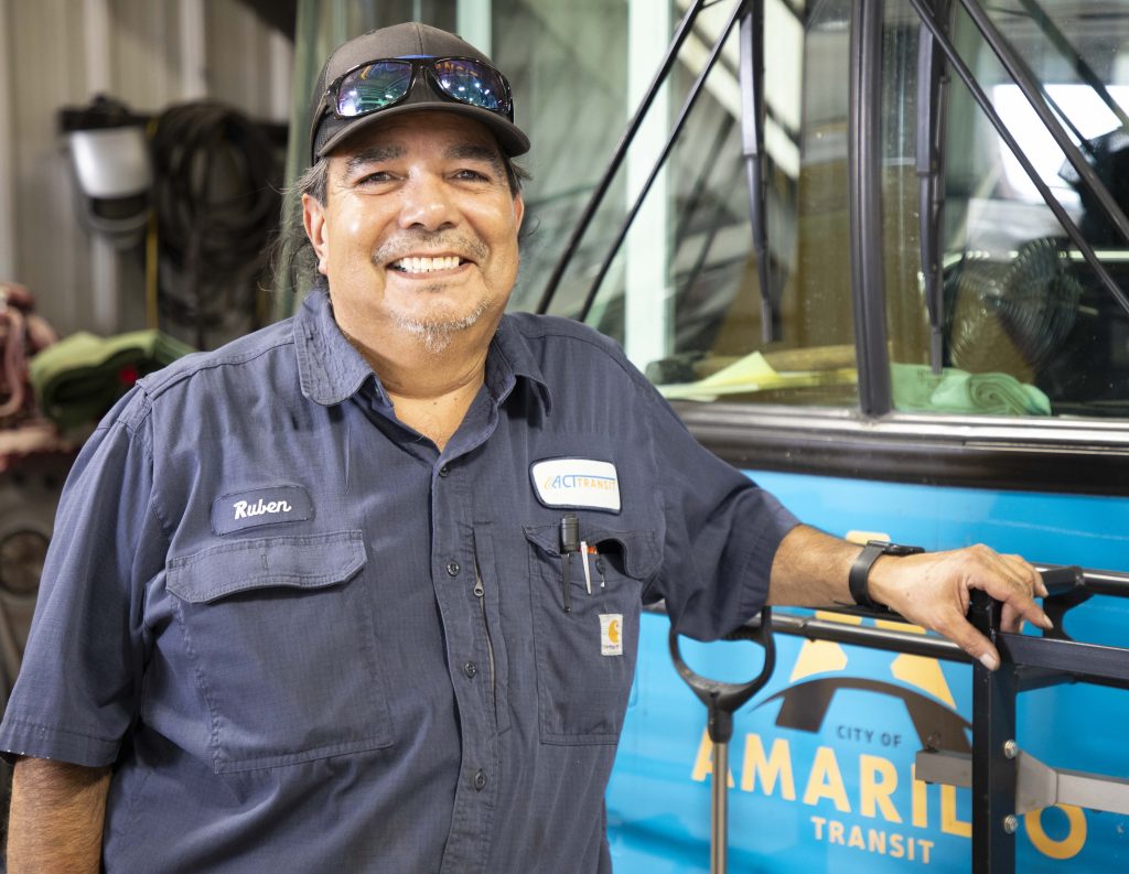 Image of Ruben Solis, Mechanic II with Amarillo City Transit