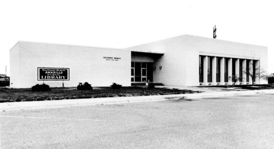A vintage photo of the original Southwest Branch library