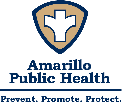 Amarillo Public Health logo with the words "Prevent. Promote. Protect." at the bottom