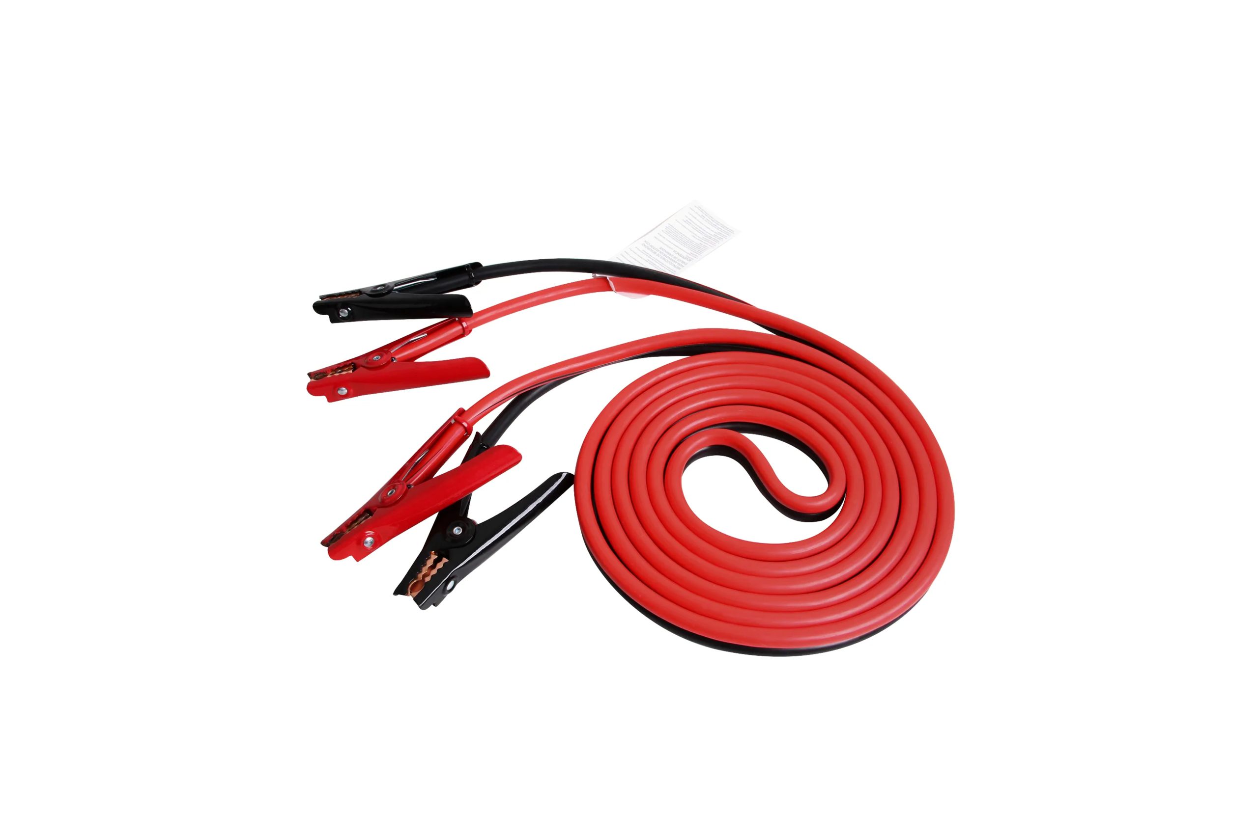 A set of black and red jumper cables