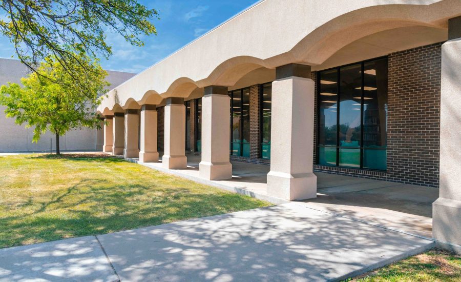 The exterior of the Amarillo Public Library's North branch